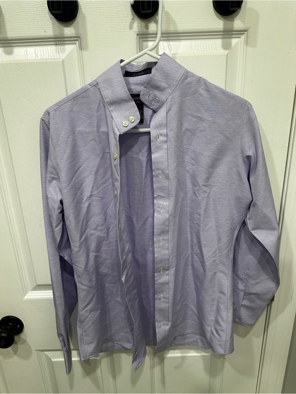 Essex Classics Equestrian Light Purple Button-Up Dress Shirt
